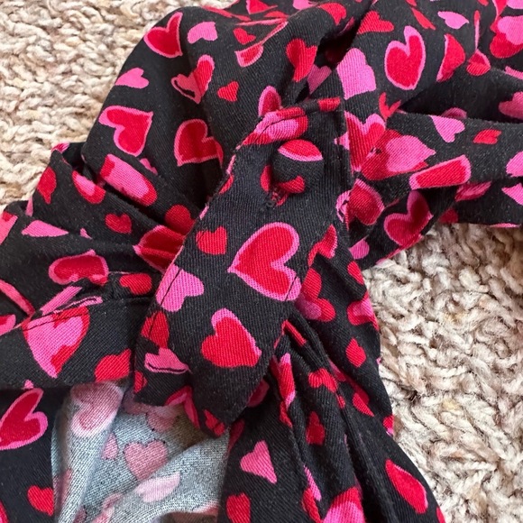 TORRID‎ Red Heart Pattern Tied Empire Waist Tunic Dress Zipper Detail Plus Sz 4X - Picture 11 of 15